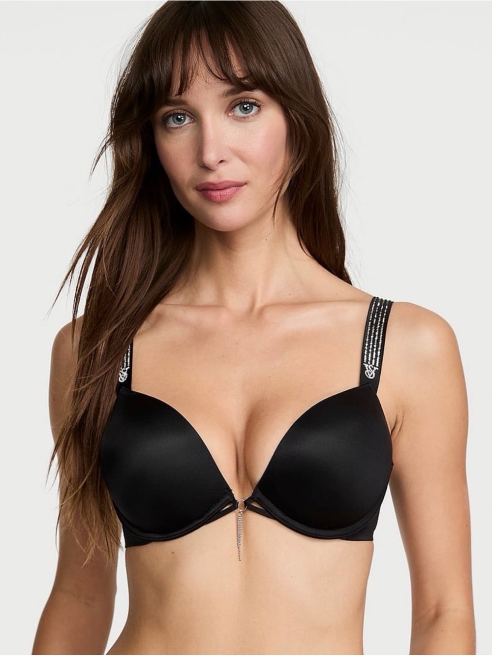 Victoria’s Secret Bombshell Ombré Strip Shine Strap Bra Size 34C